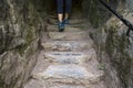 The Wishing Steps at Blarney Castle