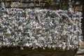 The wishing wall at The House of the Virgin Mary Meryemana, believed to be the last residence of the mother of Jesus Royalty Free Stock Photo