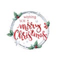 Wishing you a merry christmas Royalty Free Stock Photo