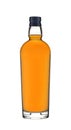 Wisky bottle on white Royalty Free Stock Photo