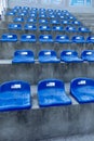 Wisla, Poland, 24 May 2018: Chairs in the place for spectators a