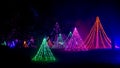 Christmas Glow 2022 at RHS Garden Wisley, Woking, Surrey, England, UK on November 19,