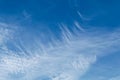 Wispy Cirrus Blue Sky