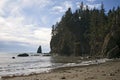 Wispy Clouds Along Washington Coast