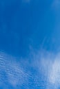 Wispy clouds, blue sky suitable for background Royalty Free Stock Photo