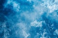 Dancing Clouds in the Majestic Blue Sky Royalty Free Stock Photo