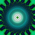 Swirling colors in green and blue Royalty Free Stock Photo