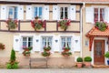 Wissembourg, France. September 13th, 2009. Characteristic house in Wissembourg