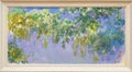 Wisteria by French Impressionist painter Claude Monet , with frame