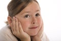 Wistful young girl Royalty Free Stock Photo