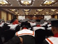 Wisuda on Hotel Patra & convention Semarang Royalty Free Stock Photo