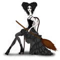 Witch with Broom