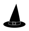 Witch broom outline cartoon vector symbol icon design. Beautiful Royalty Free Stock Photo