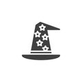 Witch hat vector icon Royalty Free Stock Photo