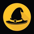 witch hat. Vector illustration decorative design Royalty Free Stock Photo