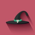 witch hat. Vector illustration decorative design Royalty Free Stock Photo