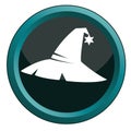 witch hat. Vector illustration decorative design Royalty Free Stock Photo