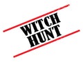 Witch hunt stamp