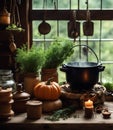 Witch Kitchen Royalty Free Stock Photo