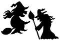 Witch silhouettes