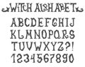 Witch Spooky and Magical Alphabet
