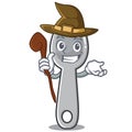 Witch spoon character cartoon style