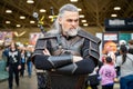 Witcher cosplayer at Toronto Comicon event. Royalty Free Stock Photo