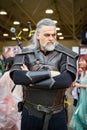 Witcher cosplayer at Toronto Comicon event. Royalty Free Stock Photo