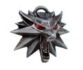 Witcher wolf head medallion