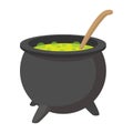 Witching vat cartoon icon Royalty Free Stock Photo