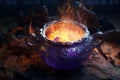 Witchs Potion Cauldron A witchs cauldron Royalty Free Stock Photo