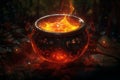 Witchs Potion Cauldron A witchs cauldron Royalty Free Stock Photo