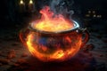 Witchs Potion Cauldron A witchs cauldron Royalty Free Stock Photo