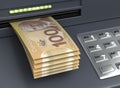 Withdrawal Canadian Dollar From The ATM