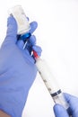 Withdrawing Propofol into Syringe