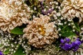 Withered dried flowers in a bouquet Royalty Free Stock Photo