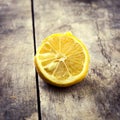 Withered Half Lemon Royalty Free Stock Photo