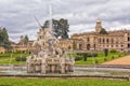 Witley Court and Fountain, Worcestershire, England. Royalty Free Stock Photo