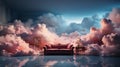 Artistic Fusion: Soft-Focus Pink Clouds by Kim Keever