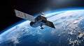 Earth\'s Celestial Guardian: Artificial Satellite in Space