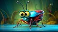 Animating Life: Bug\'s 3D Transformation Unveile