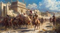 Conquest and Civilization: Dynamic Painting of Conquistadores and Aztecs