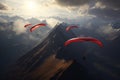 Witness a formation of gliders riding the