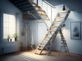 Innovative Home Access: Captivating House Ladder Technology Photography for Sale
