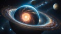 cosmic emergence: birth of new worlds. ai generated