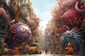 Witness a parade of fantastical creatures