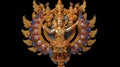Phra Mae Thorani in a meditative posture