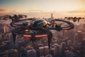 Witness a squadron of futuristic electric VTOL