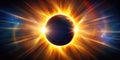 Witness the Stunning Diamond Ring Effect of the 2017 Total Solar Eclipse A Breathtaking Celestial Image Royalty Free Stock Photo