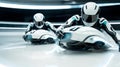 Futuristic Robot Race: Cutting-Edge Forecasting in Action